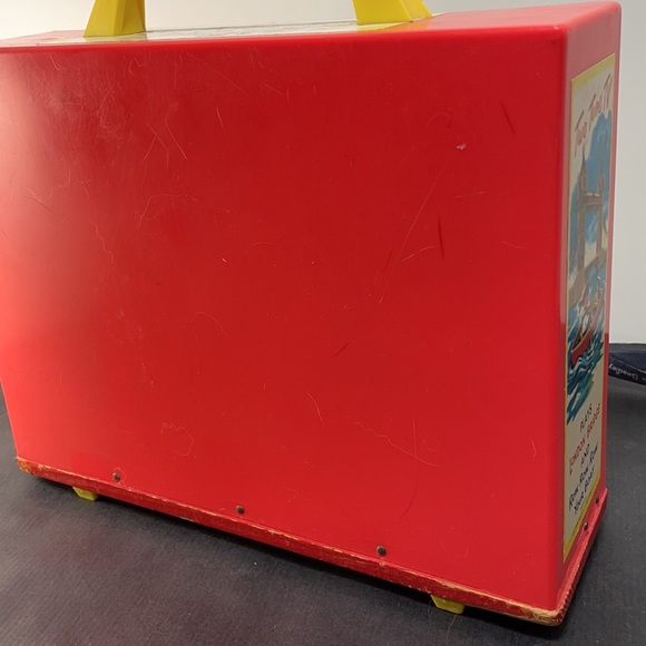 Vintage 1966 Fisher Price Music Box TV! 2 Songs and Rolling Screen! - Picture 12 of 13